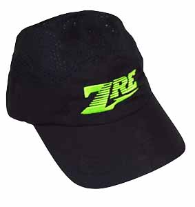 Black ZRE RACING HAT - Green ZRE Logo FREE SHIPPING.